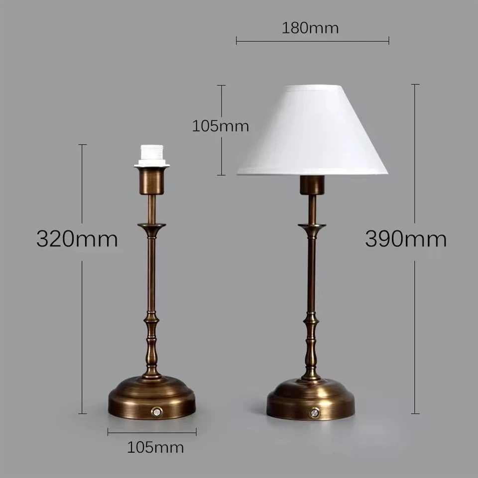 Cordless Table Lamp Black Gold 5200mah Battery 2700K best